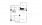 E19 - 2 bedroom floorplan layout with 2 baths and 911 square feet.