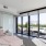 bedroom with large window